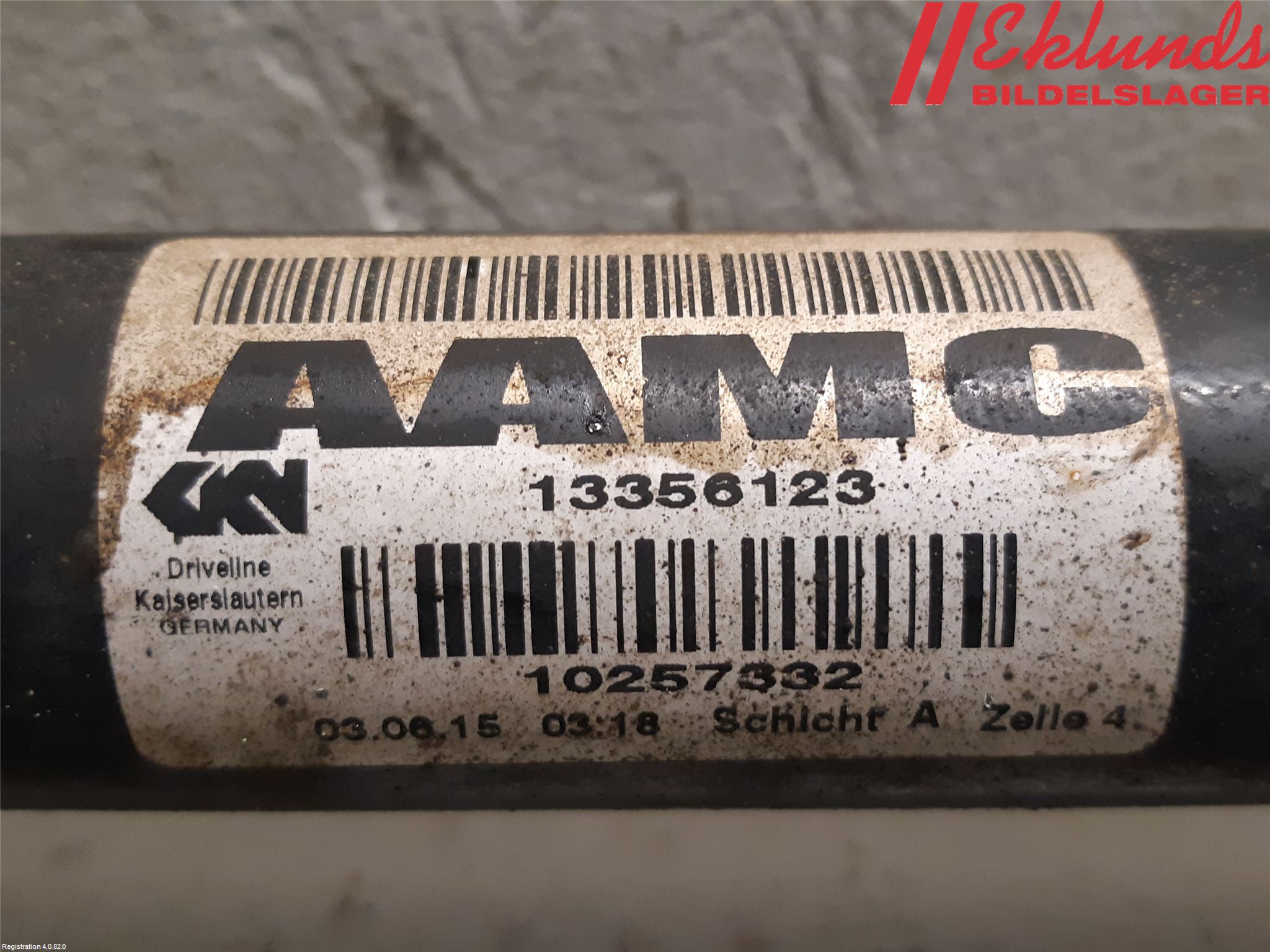 Opel ASTRA J 10-15 Drivaxel Fram Höger