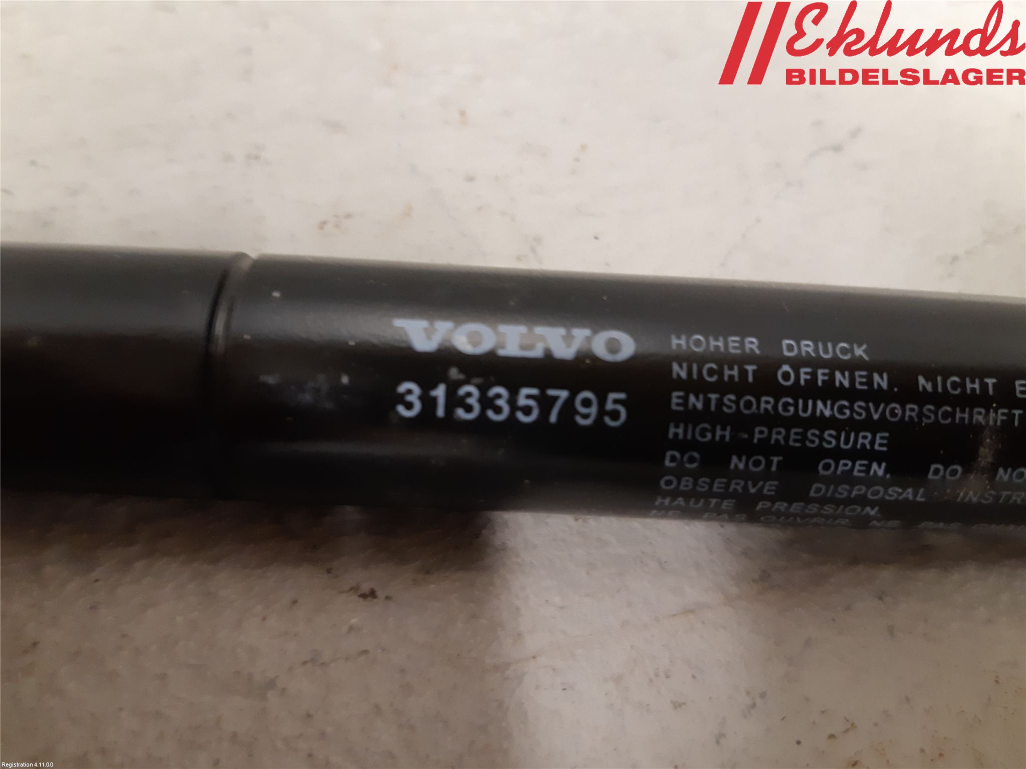 Volvo V70 14-16 Gasfjäder Baklucka