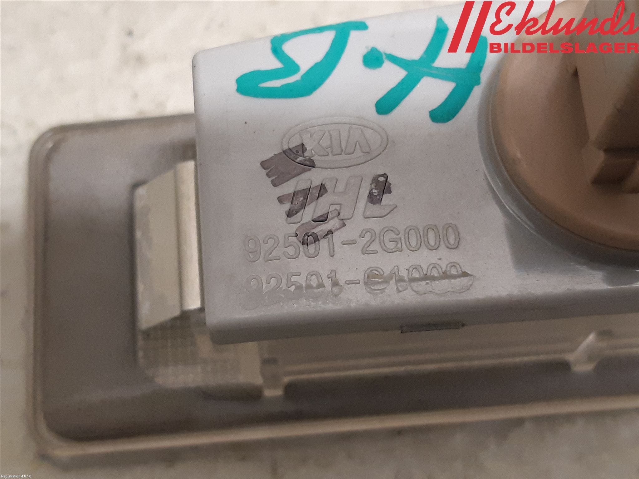 Kia SPORTAGE (QL) 16-21 Skylt Belysning