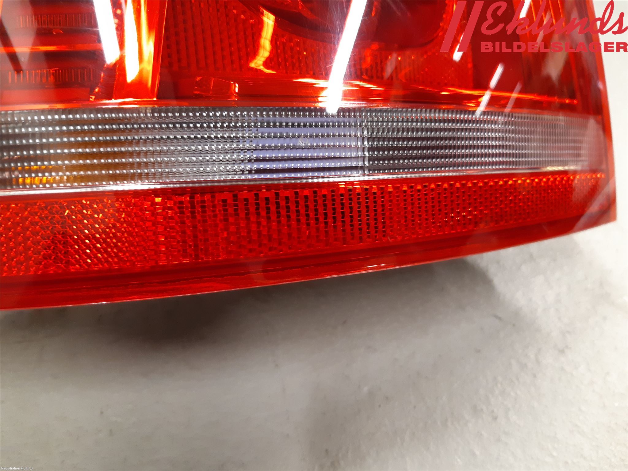 Volkswagen VW PASSAT 11-14 Bakljus Vänster