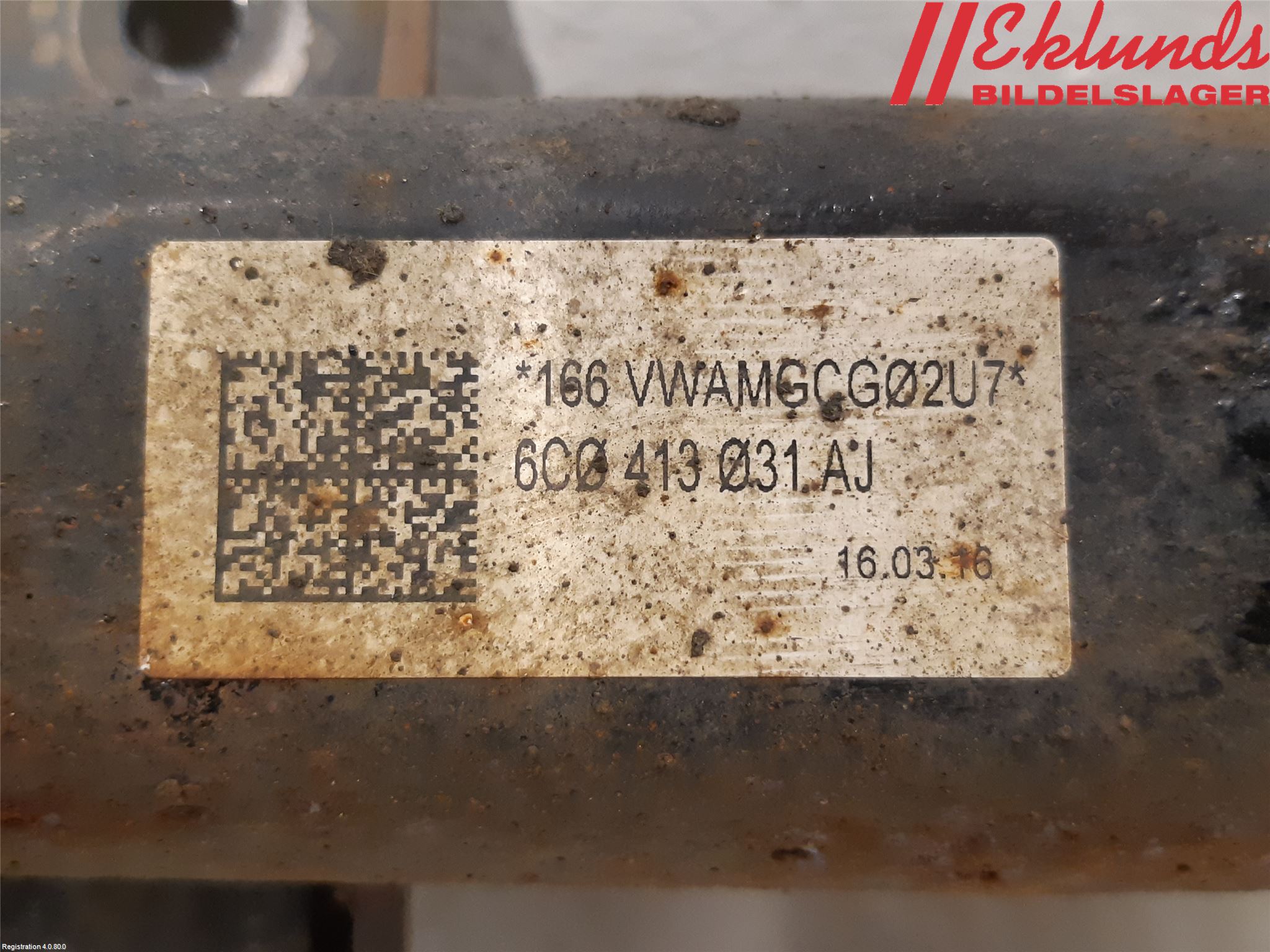 Volkswagen VW POLO 10-17 Fjäderben Fram Höger