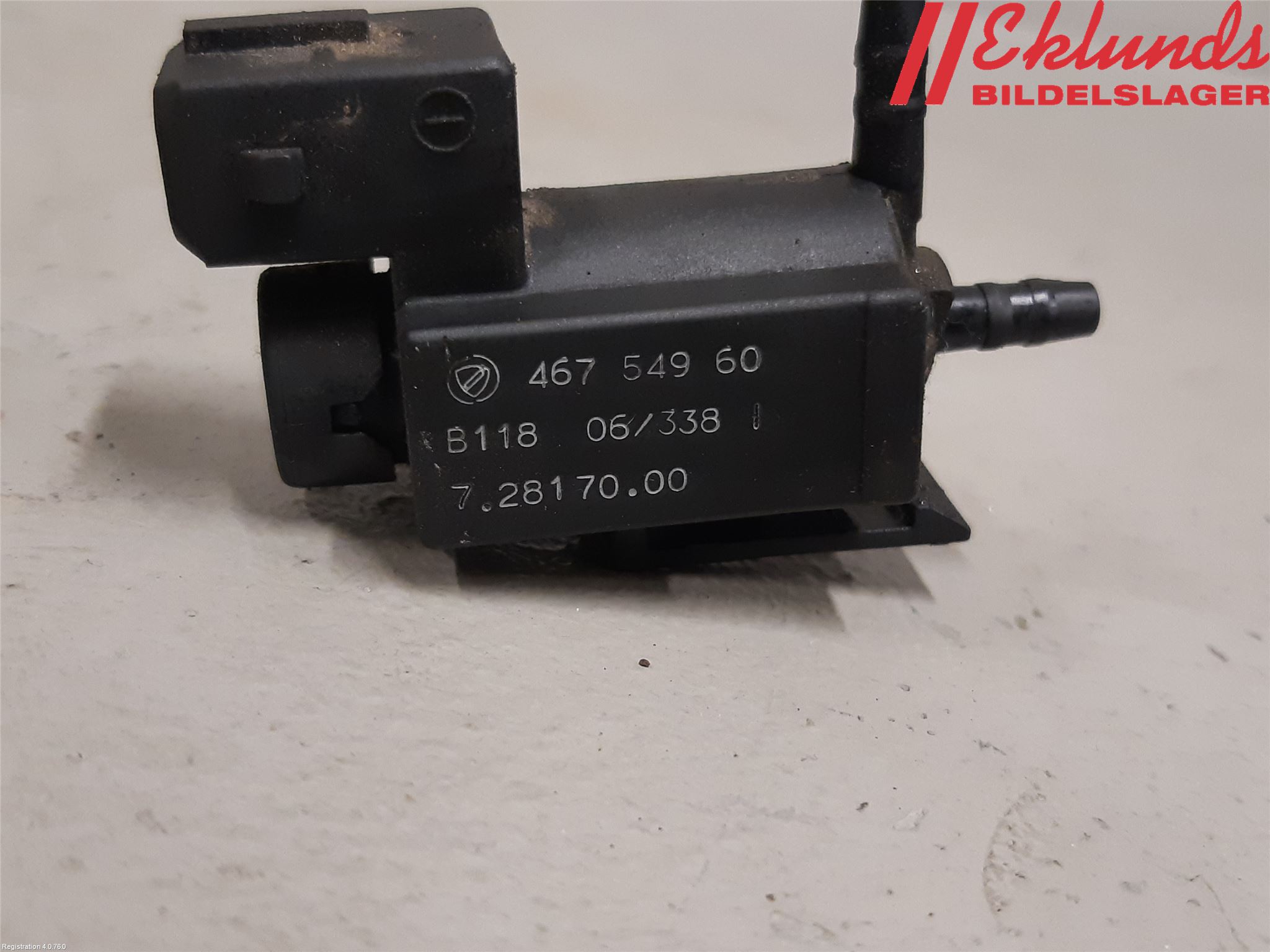 Opel CORSA D 07-14 Vakuumventil