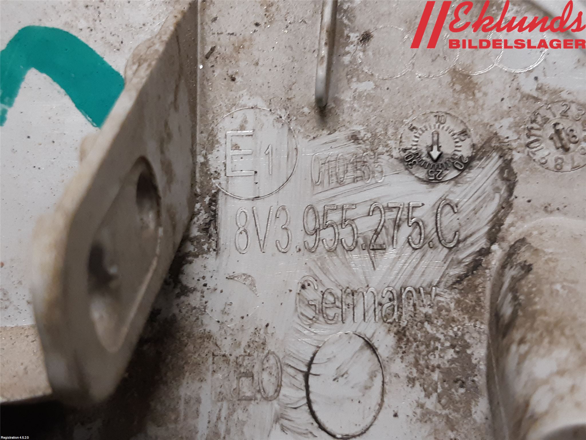 Audi A3/S3 8V 13-20 Spolarmunstycke Strålkastare