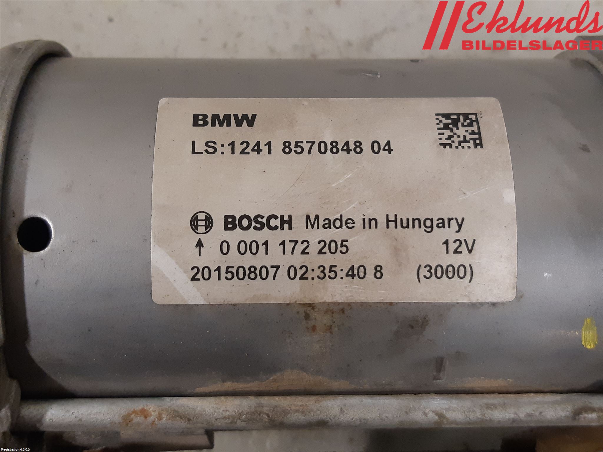 BMW 2 F45 Active Tourer 14-21 Startmotor Diesel