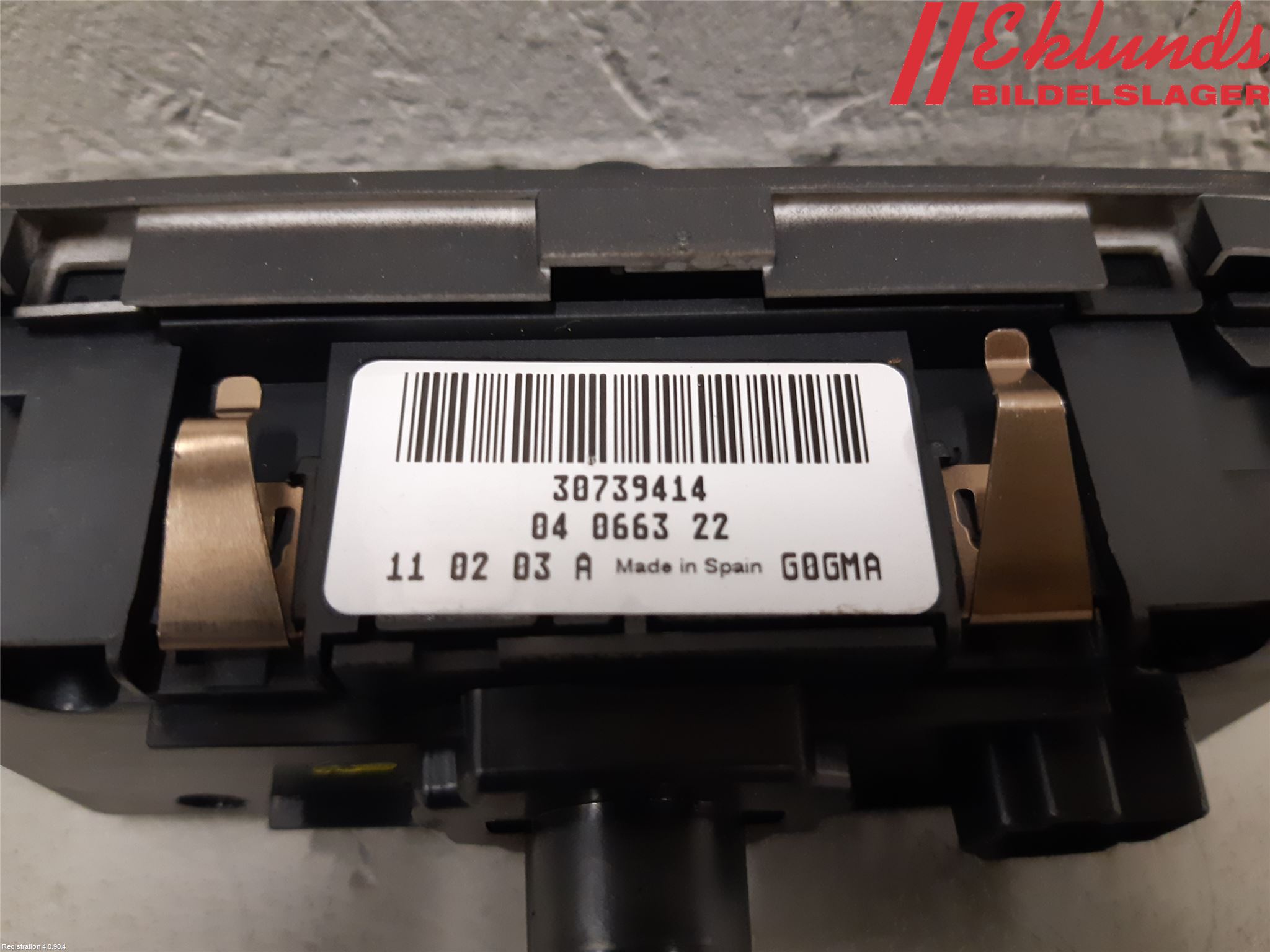 Volvo V70 08-13 Strömställare Ljus