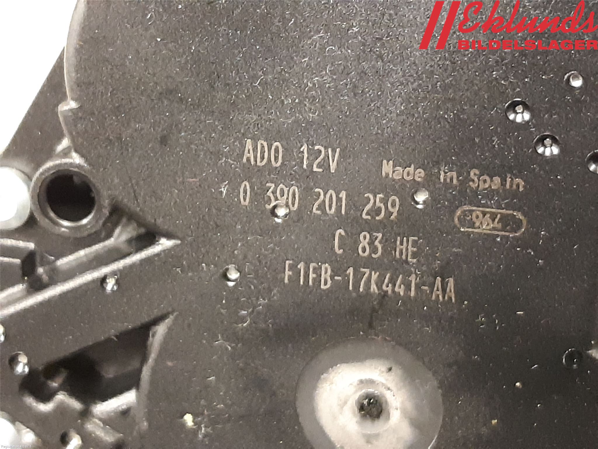 Ford FOCUS 15-18 Torkarmotor Baklucka