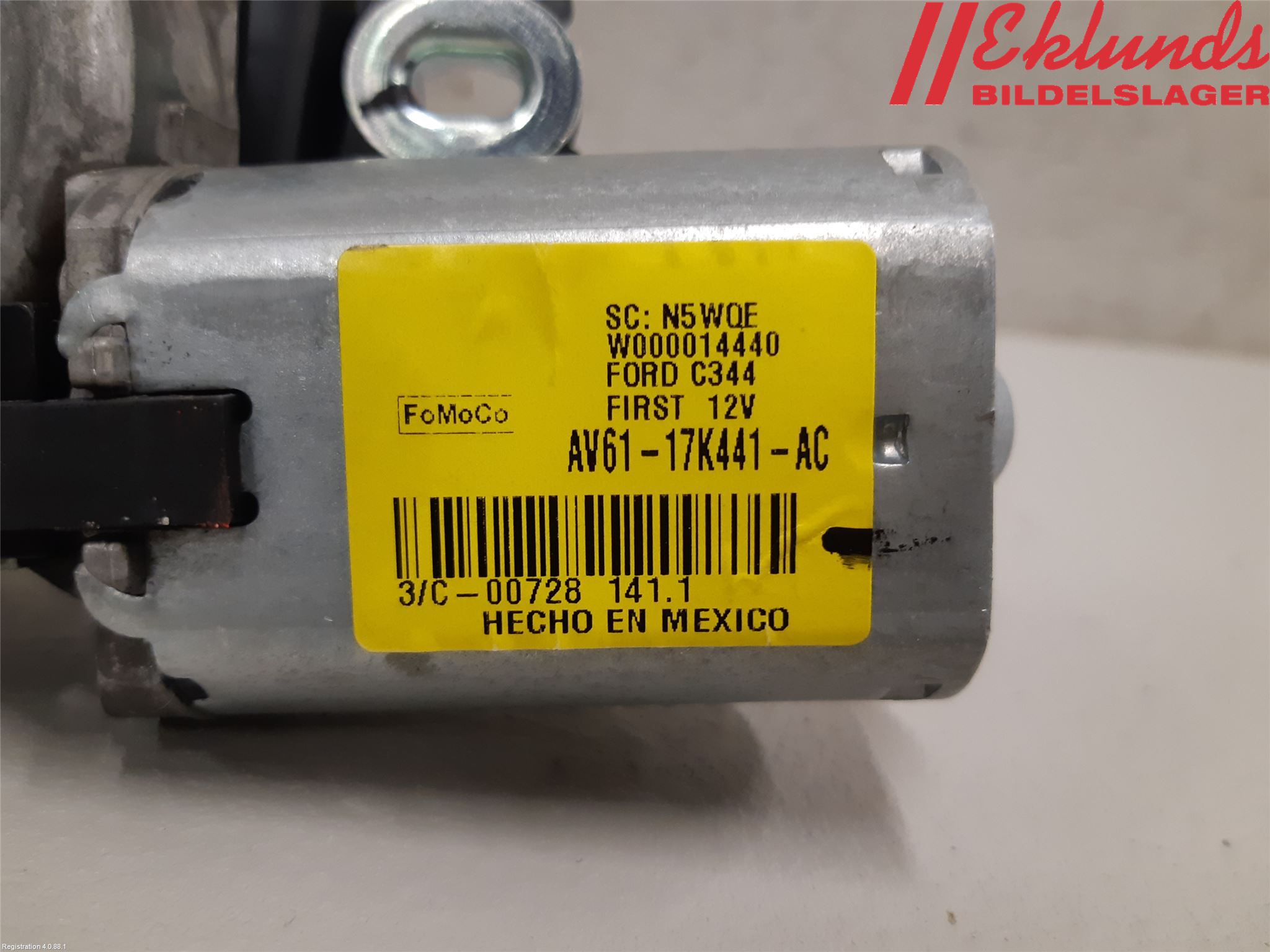 Ford C-MAX II  11-14 Torkarmotor Baklucka