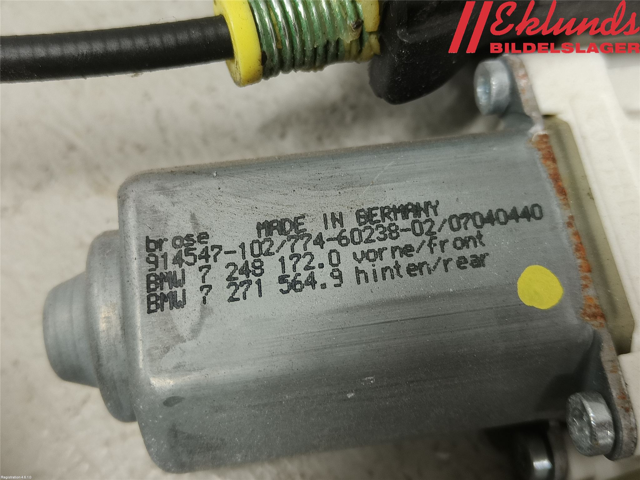BMW 5 F10/F11/F18 09-17 Fönsterhiss El Kompl