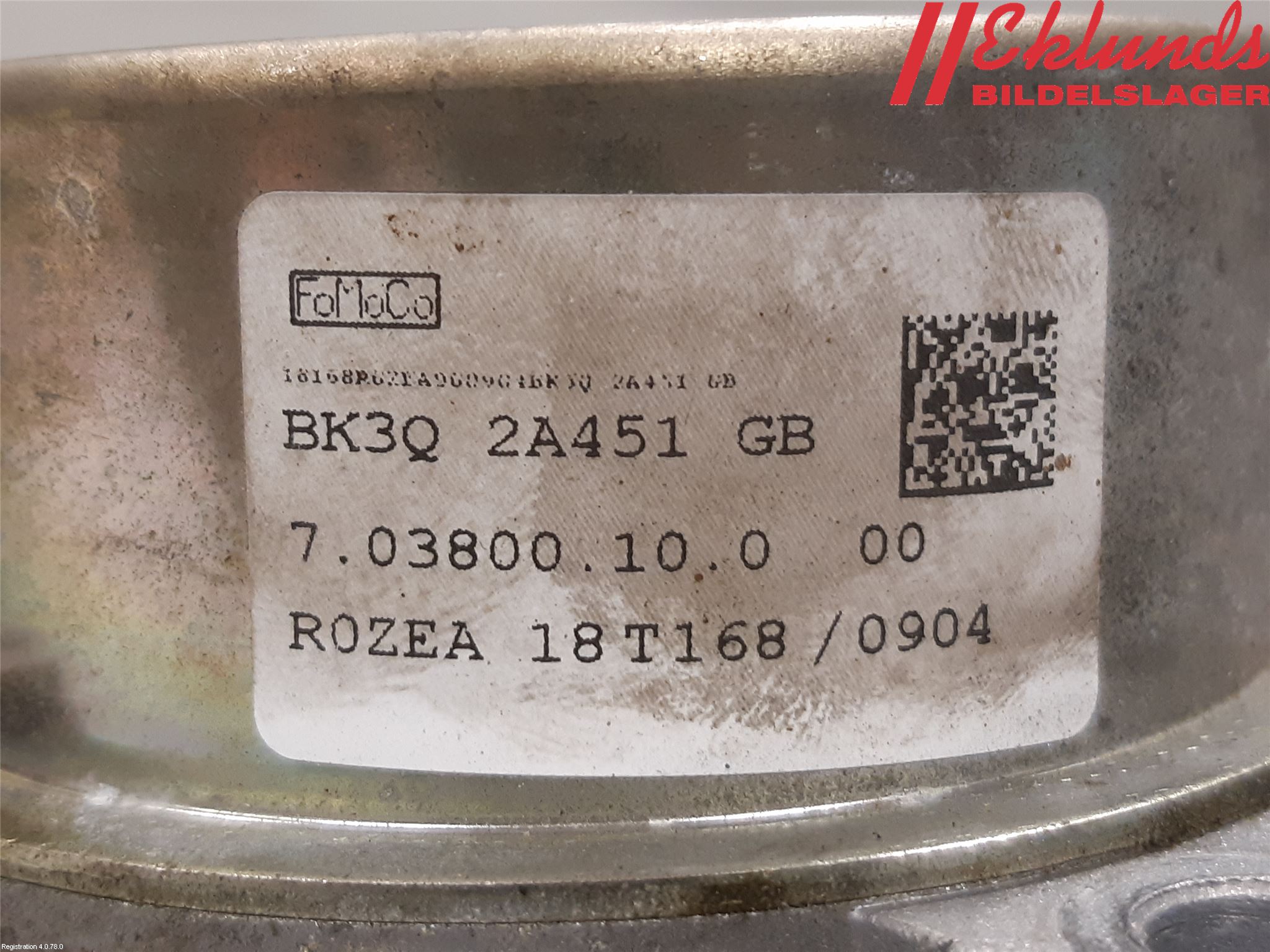 Ford RANGER EU 12-23 Vakuumpump