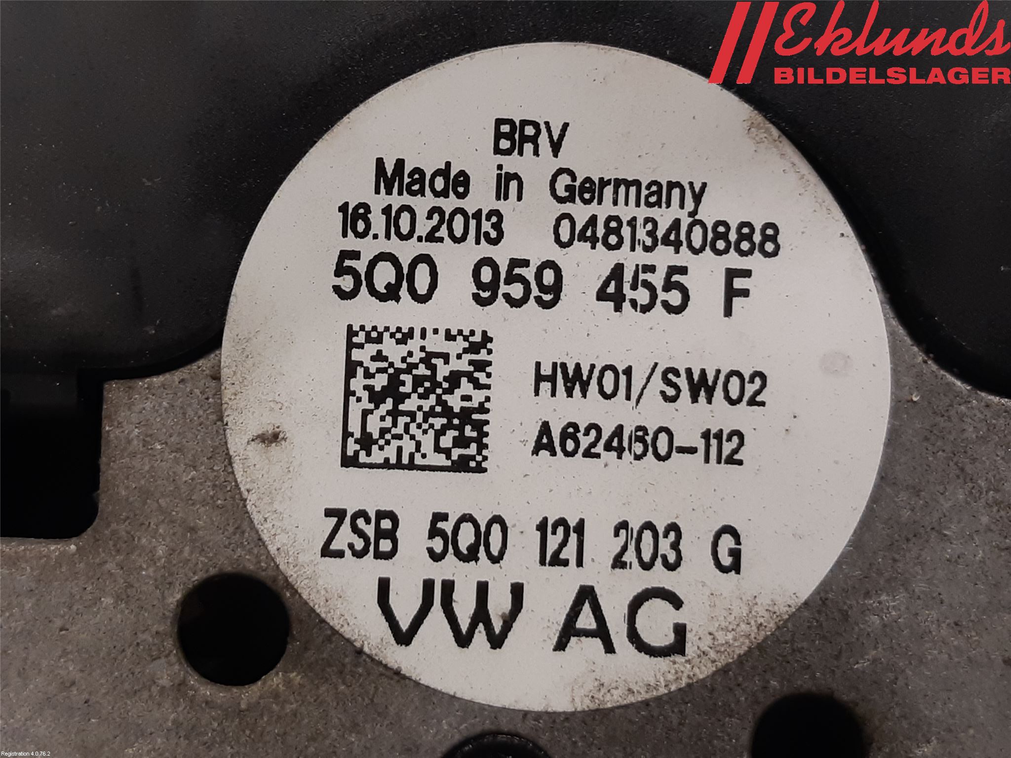 Audi A3/S3 8V 13-20 Kylfläkt El