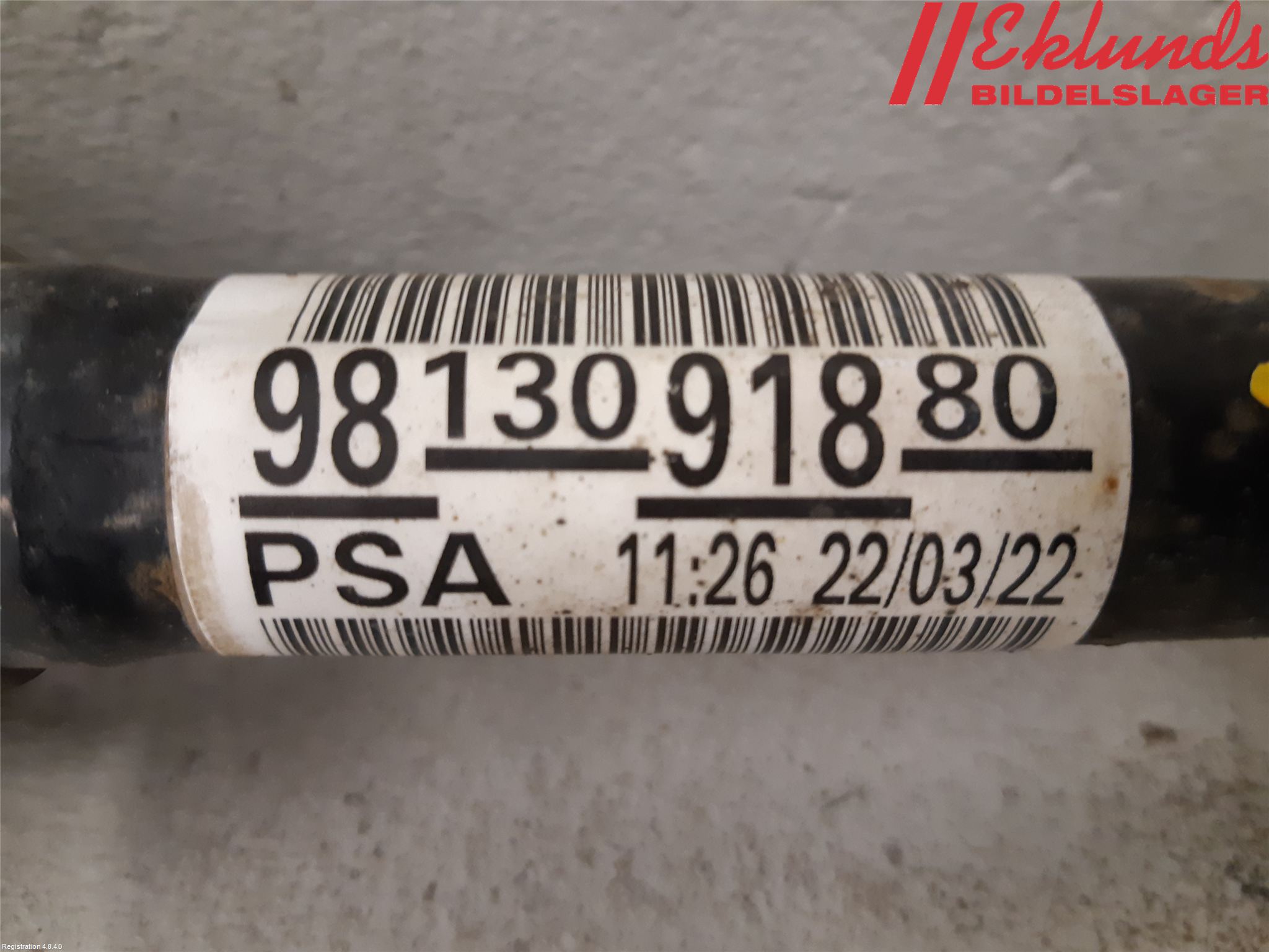 Citroen JUMPY/E-JUMPY 16- Drivaxel Fram Vänster