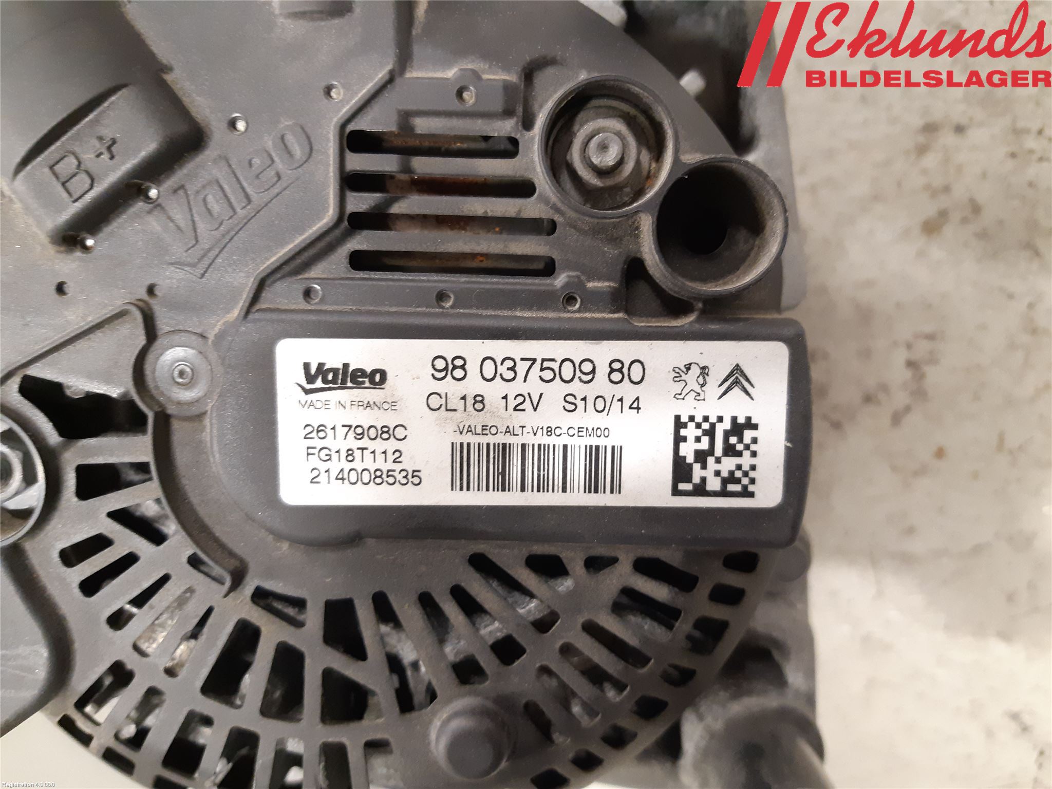 Peugeot 508 11-18 Generator