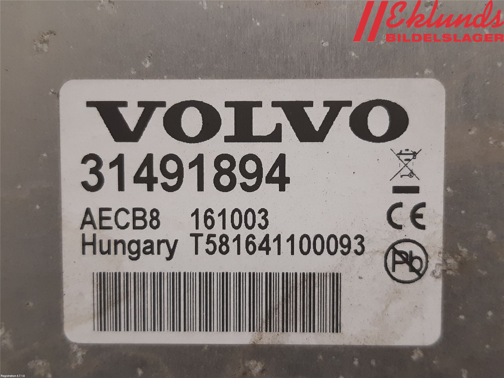 Volvo XC90/RECHARGE 16- Batteriladdare Högspänning