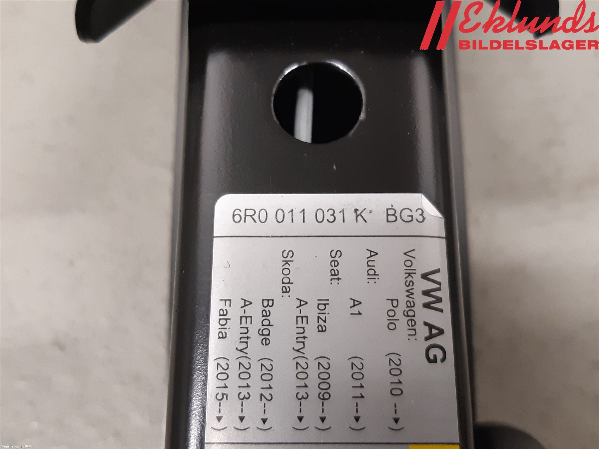 Volkswagen VW POLO 10-17 Domkraft