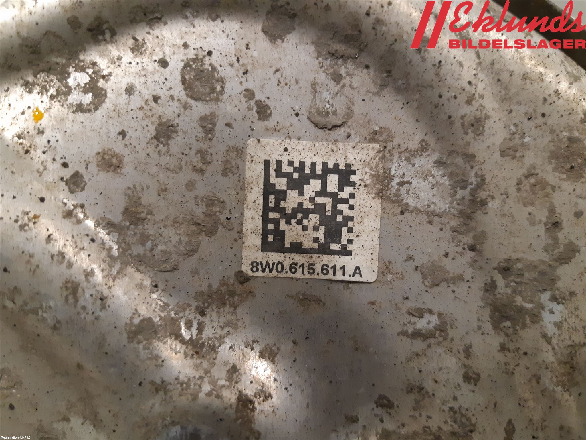 Audi A4/S4 B9 16-19 Bromssköld Bak