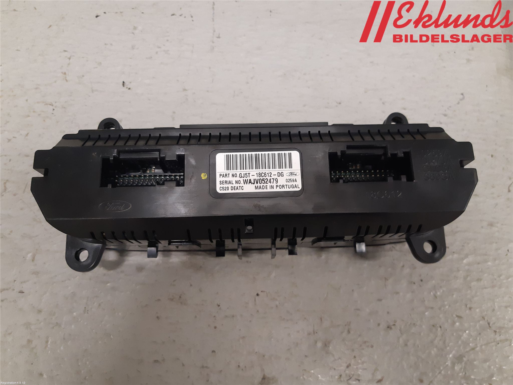 Ford KUGA 17-19 Ac Styrenhet Ac Manöveren