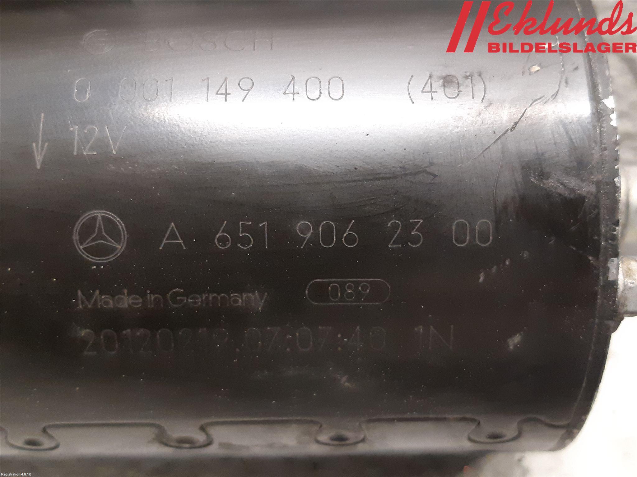 Mercedes-Benz MB E-KLASS (W212) 09-16 Startmotor Diesel