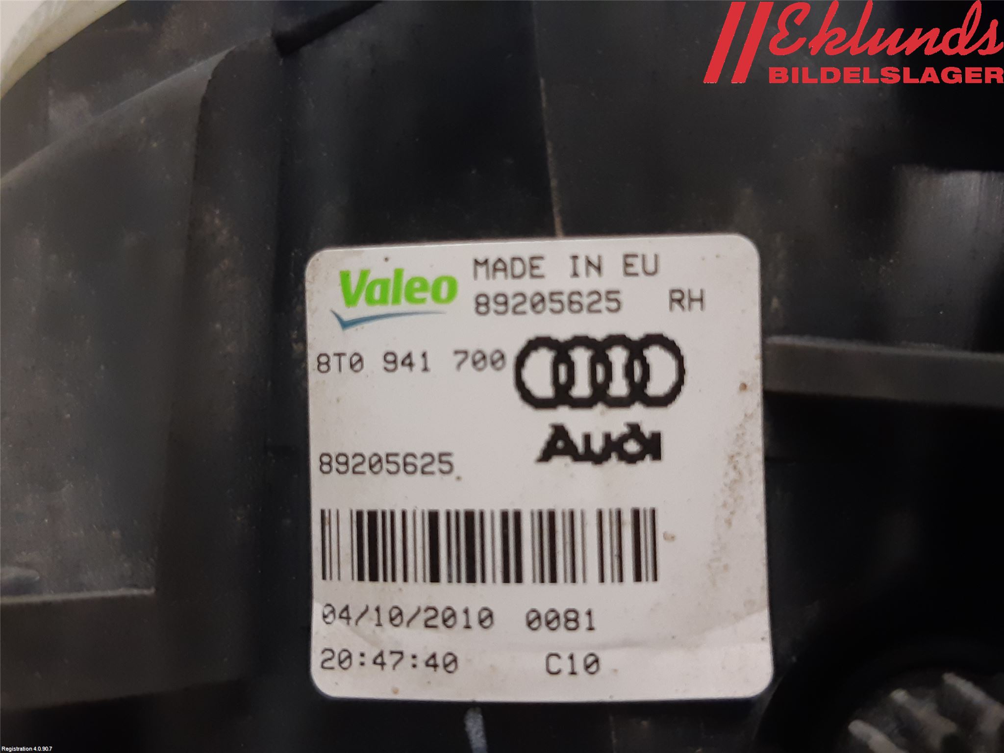 Audi A4/S4 08-11 Dimljus-Varselljus Fram