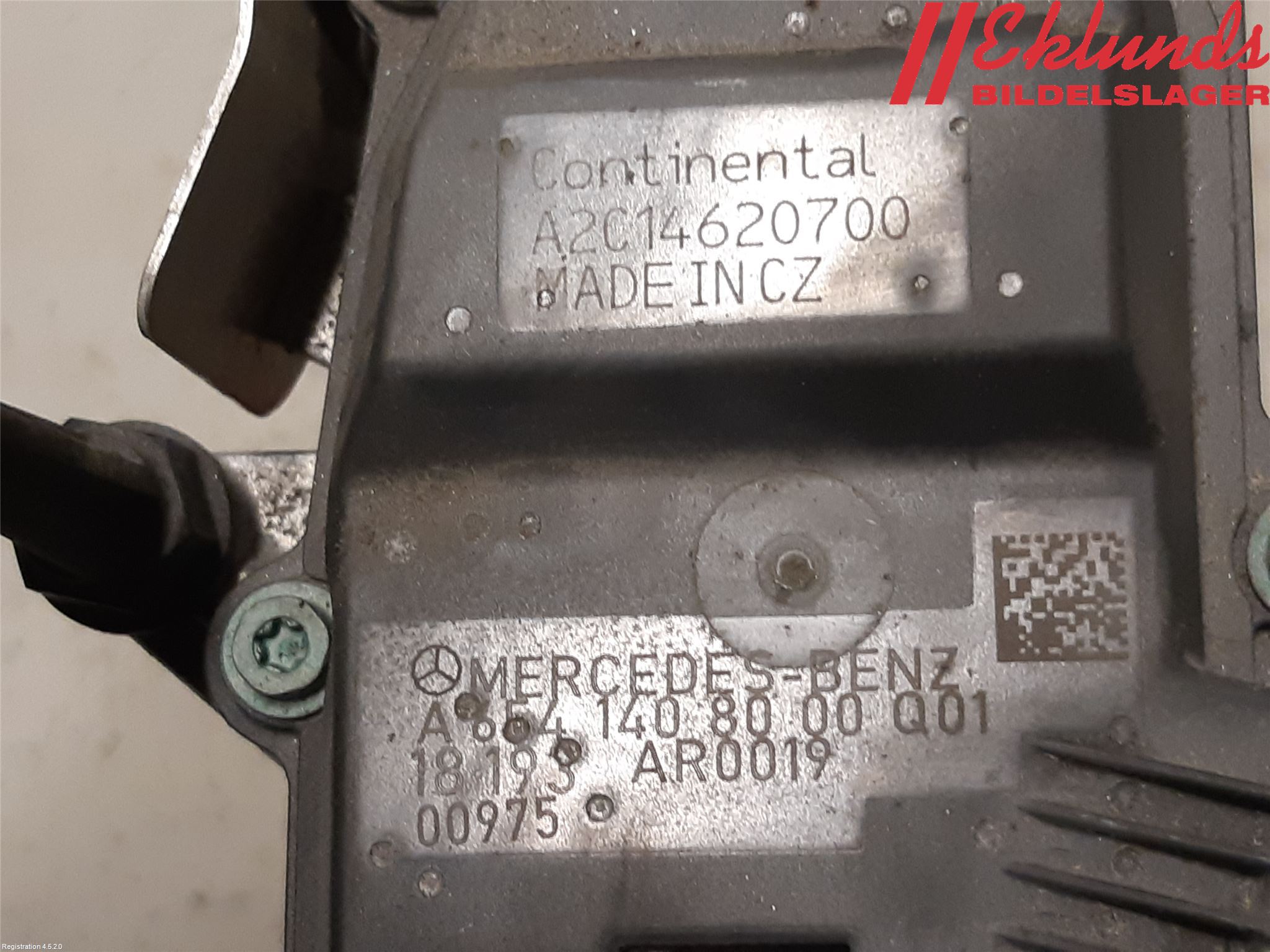 Mercedes-Benz MB C-KLASS (W205) 14-21 Egr Ventil