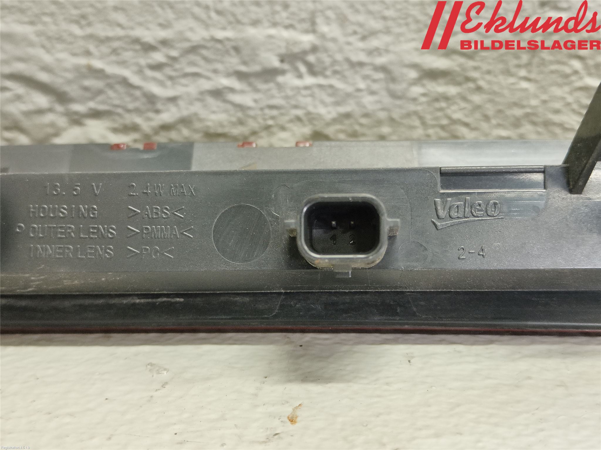 Renault CLIO IV 16-19 Bromsljus Bakruta