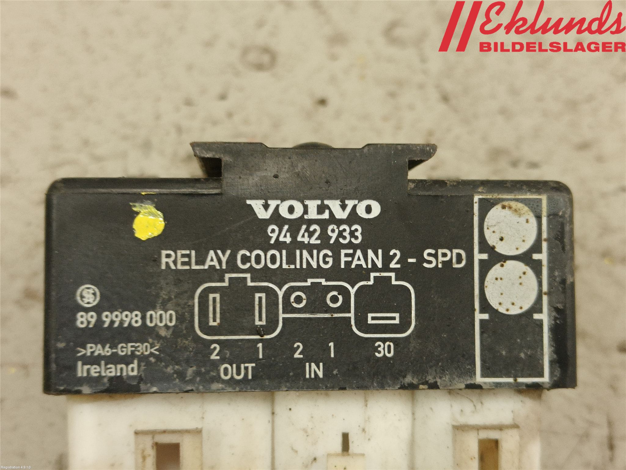 Volvo 940 91-98 Relä Kylfläkt