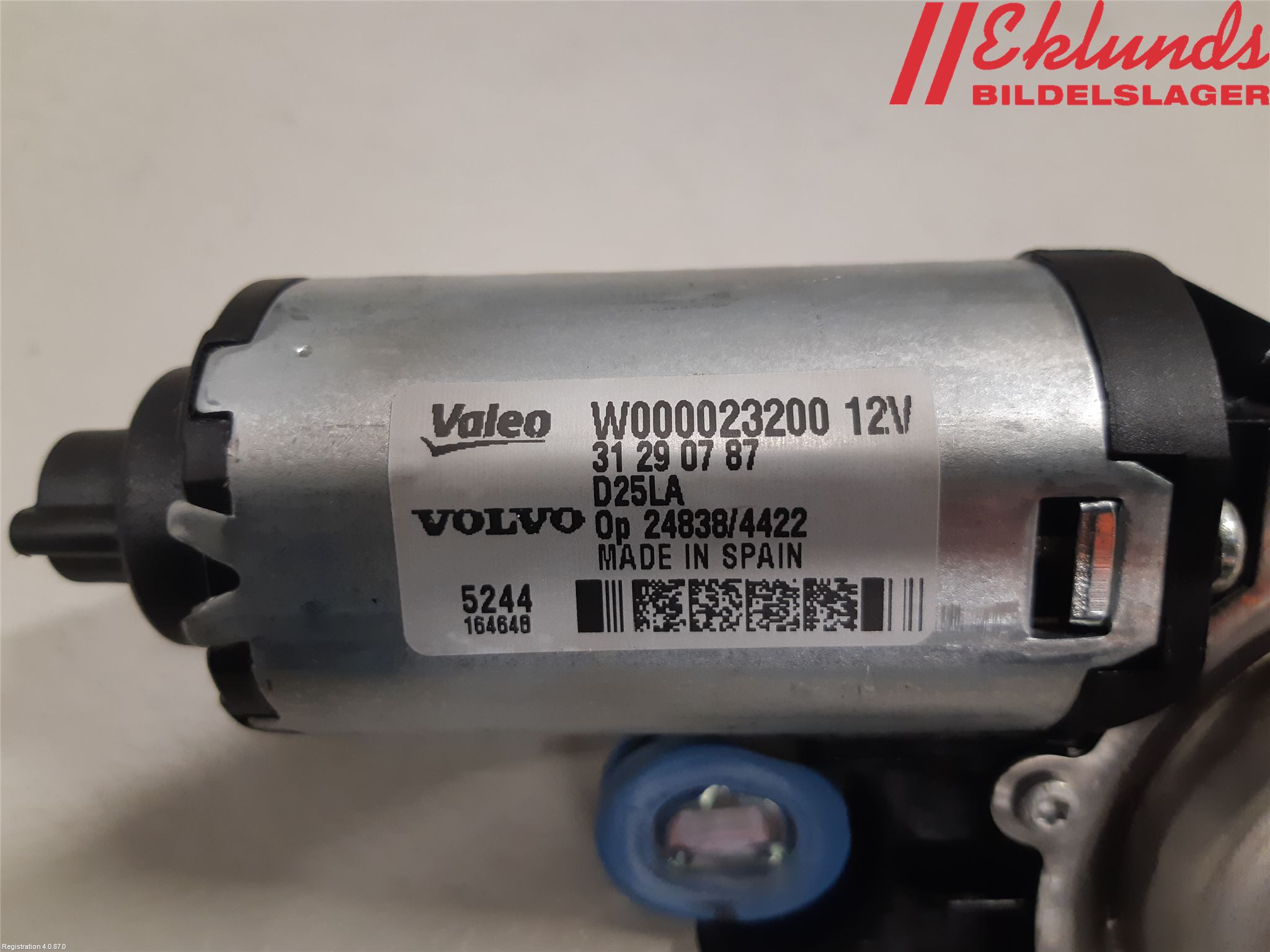 Volvo XC70 14-16 Torkarmotor Baklucka