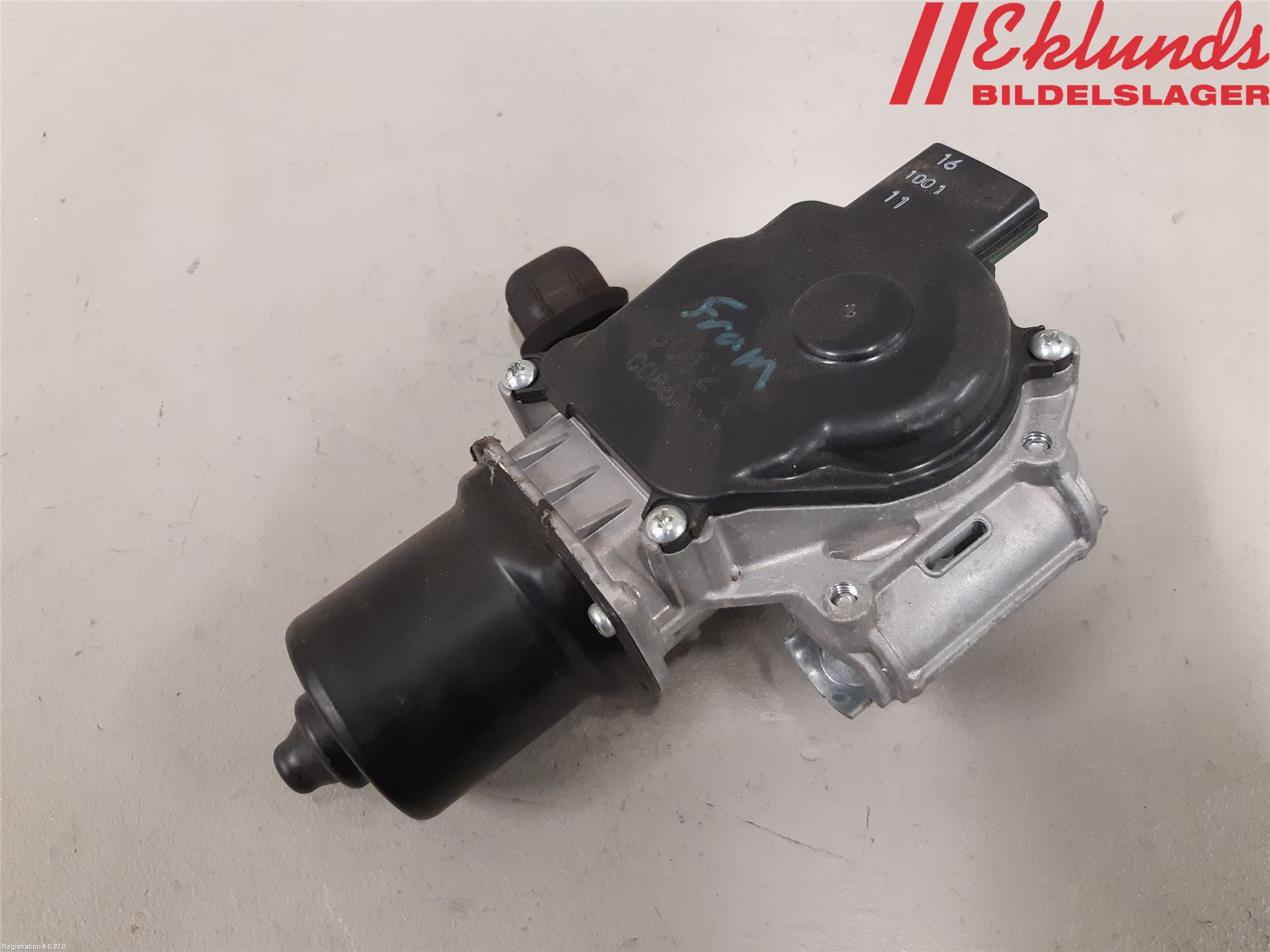 Renault CAPTUR 13-19 Torkarmotor Vindruta