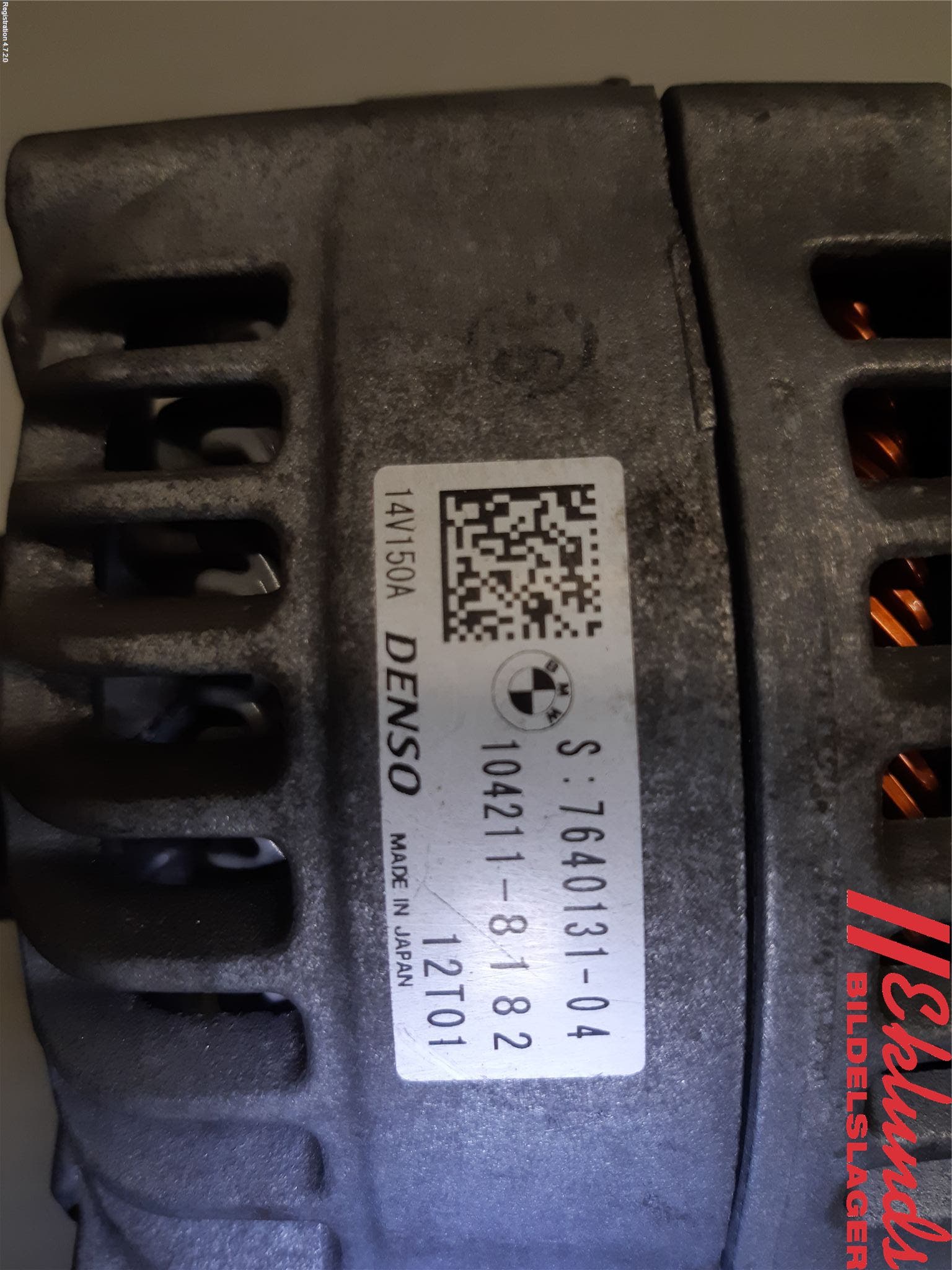 BMW 1 F20/F21 11-19 Generator