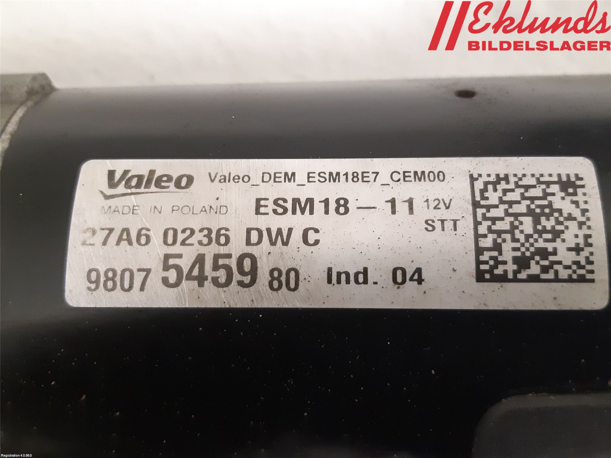 Peugeot 2008 13-20 Startmotor