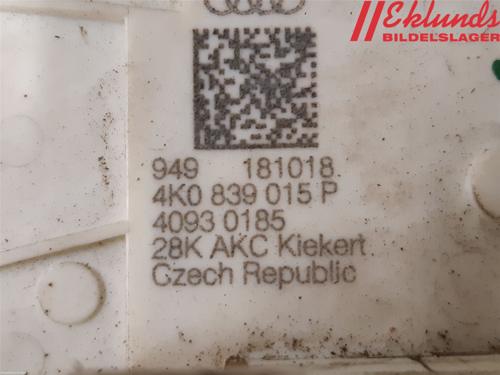 Audi A6 F2/C8 19- Låskista-Dörrlås