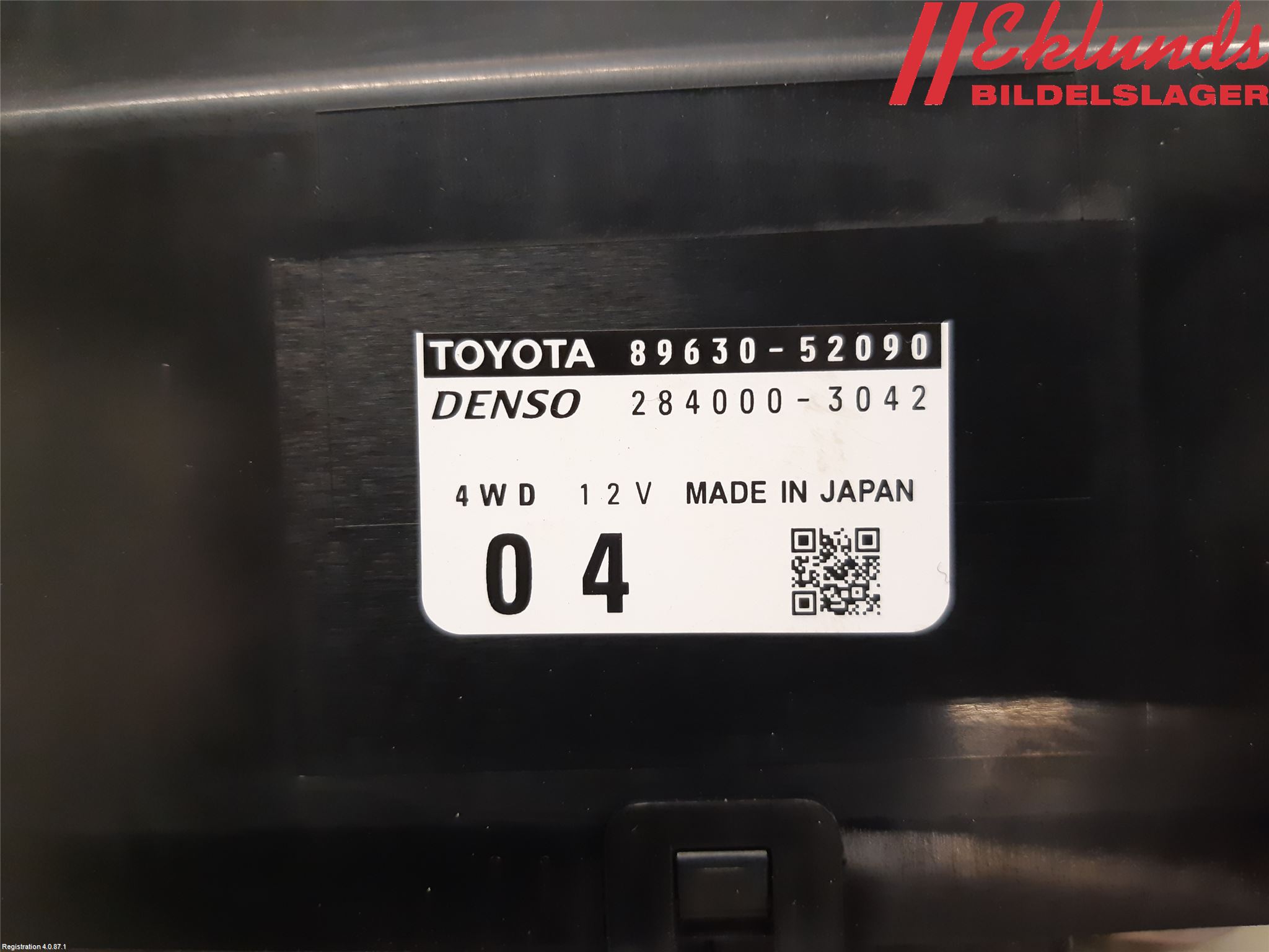 Toyota YARIS XP21 20- Styrenhet Växellåda