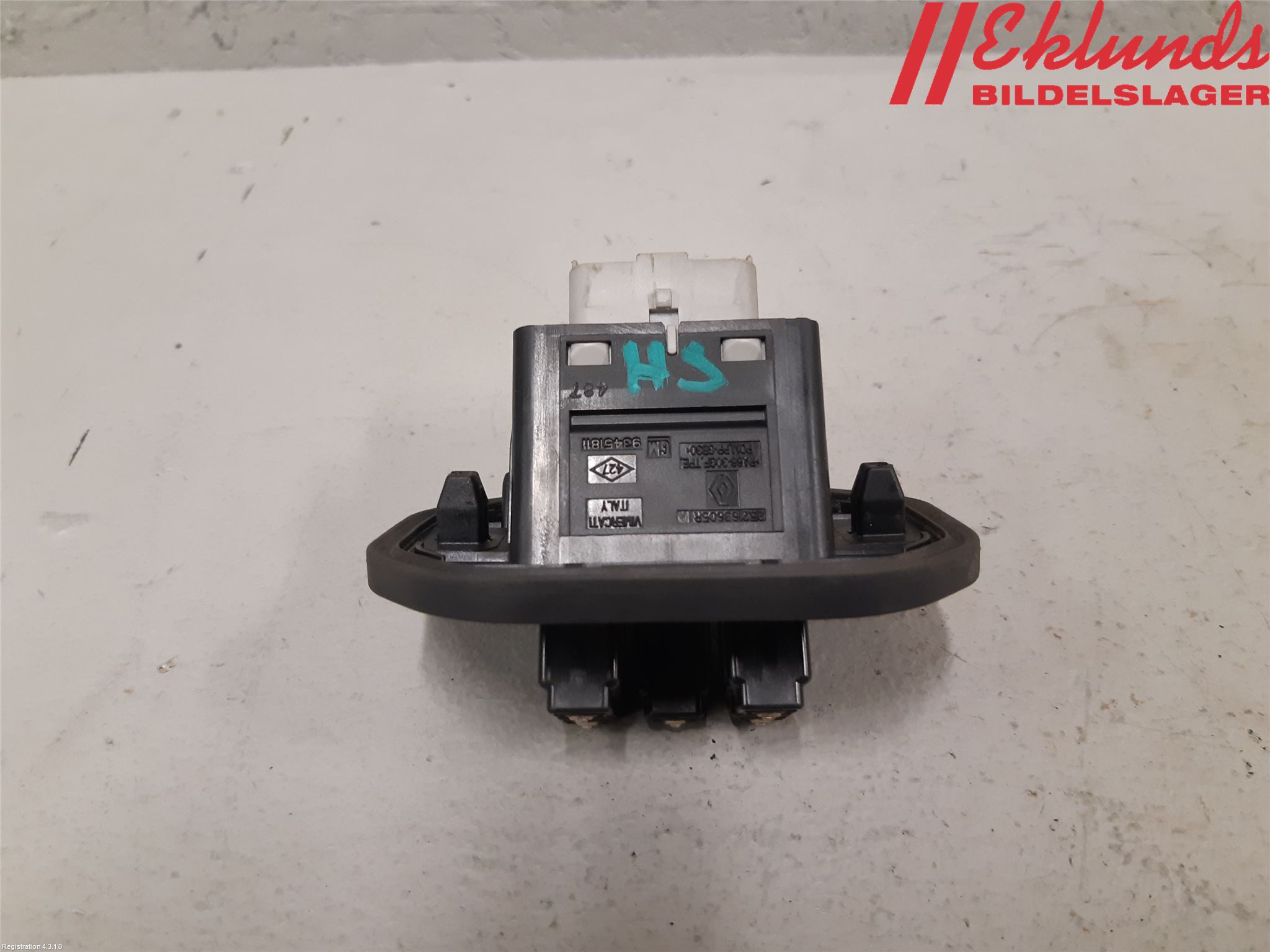 Opel VIVARO 15-19 Centrallåskontakt Vid Lås