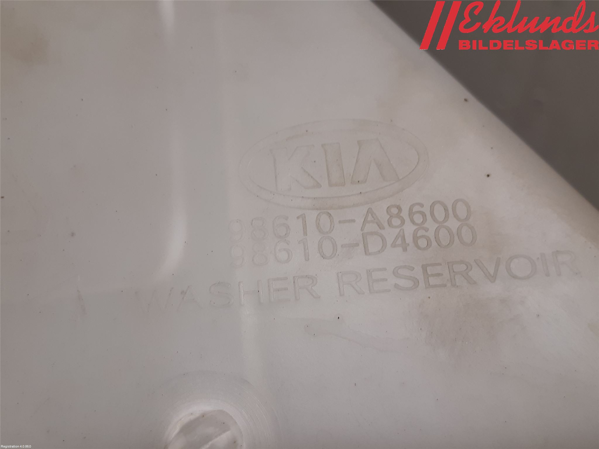 Kia OPTIMA 16-20 Spolartank Vindruta-Strål