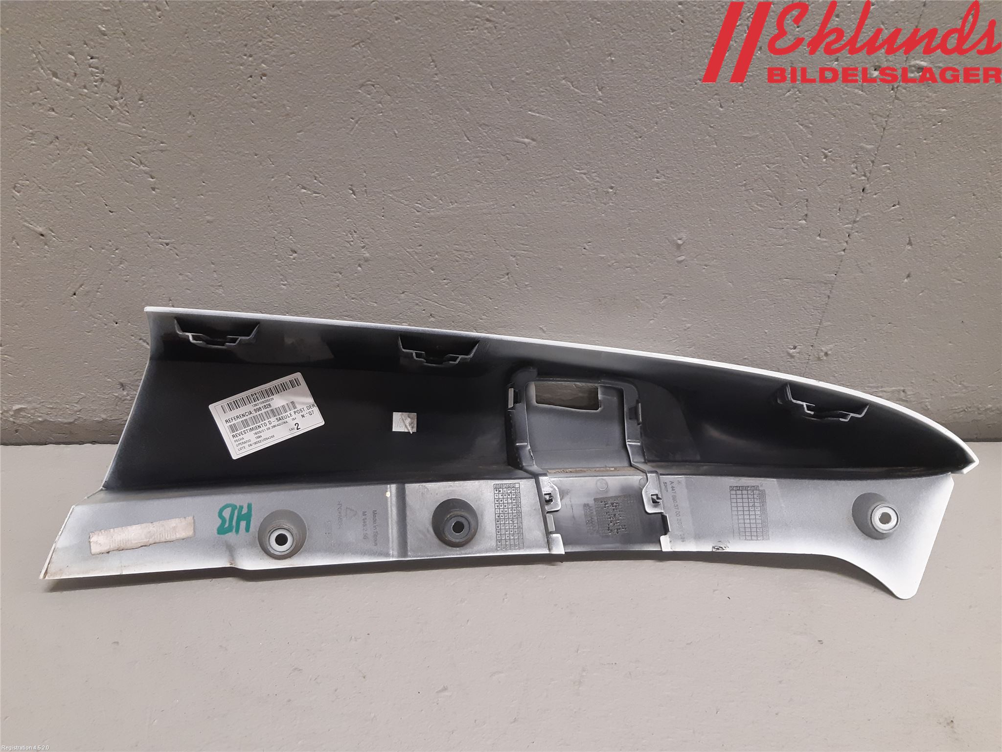 Mercedes-Benz MB VITO/V-KLASS (W640,W447,W448) 14- Skärm Hörn Utfyllnad Bak