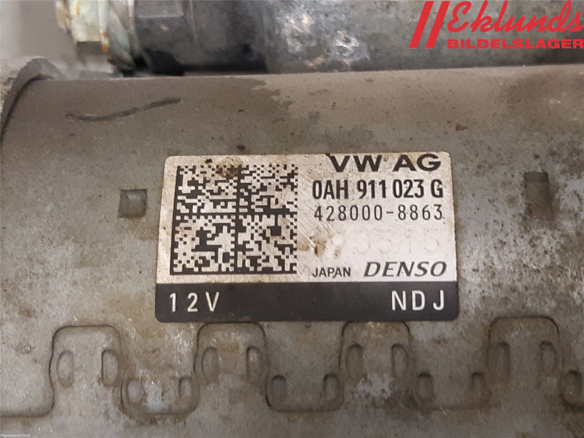 Audi A3/S3 8V 13-20 Startmotor