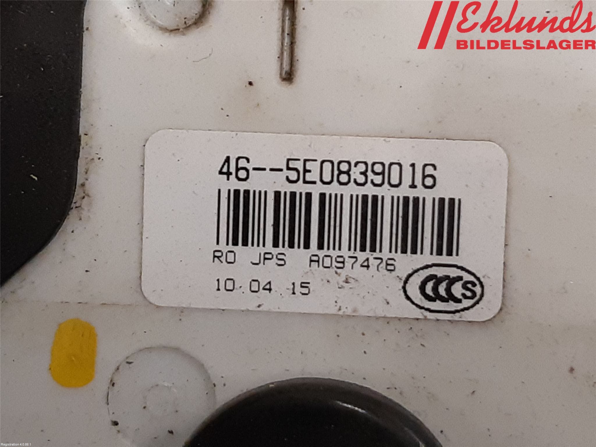 Volkswagen VW PASSAT 15-19 Låskista-Dörrlås