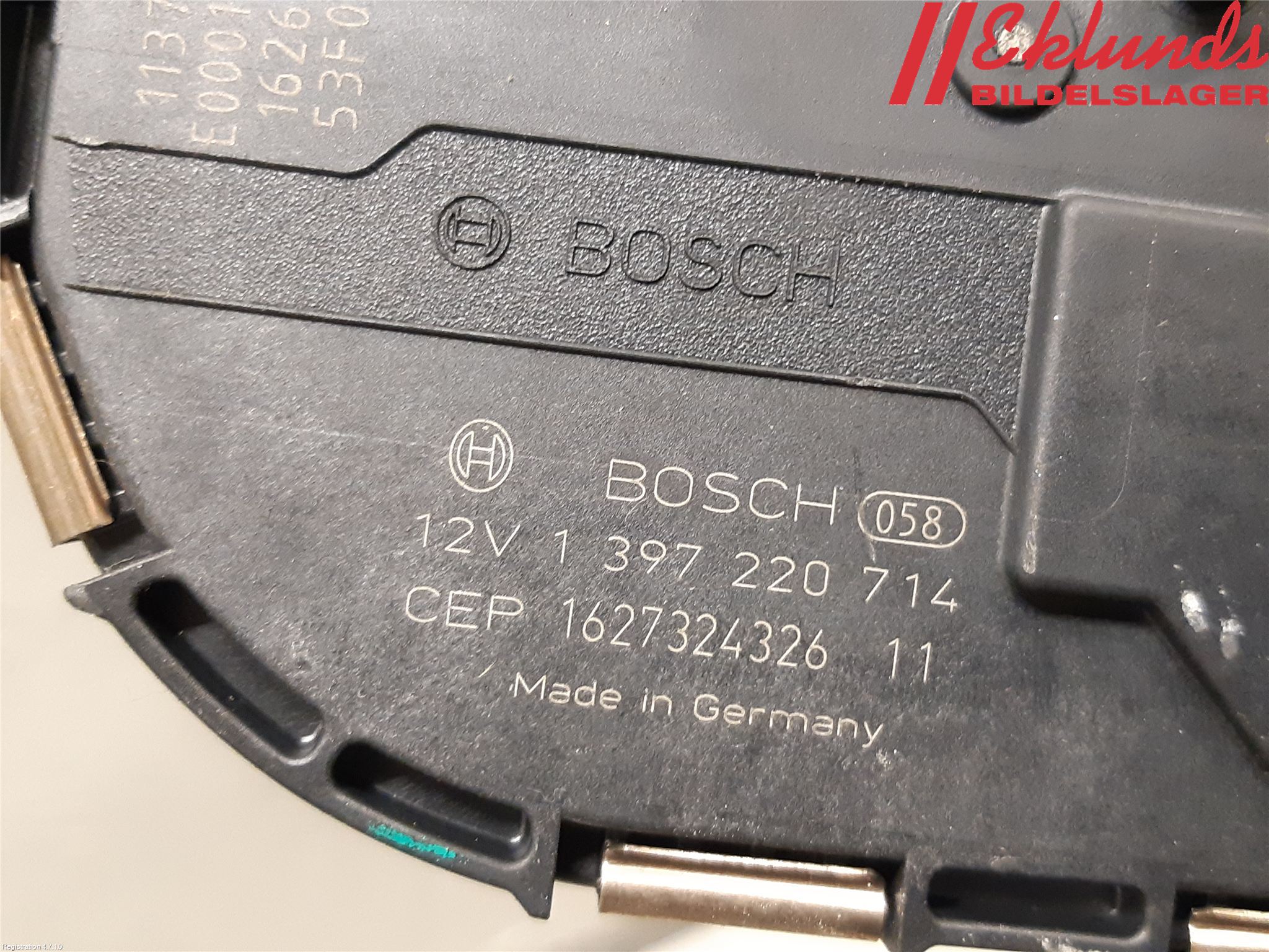 Volvo XC90/RECHARGE 16- Torkarmotor Vindruta
