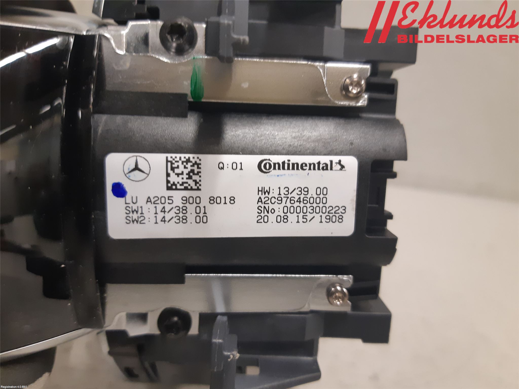 Mercedes-Benz MB C-KLASS (W205) 14-21 Strömställare Multifunktion