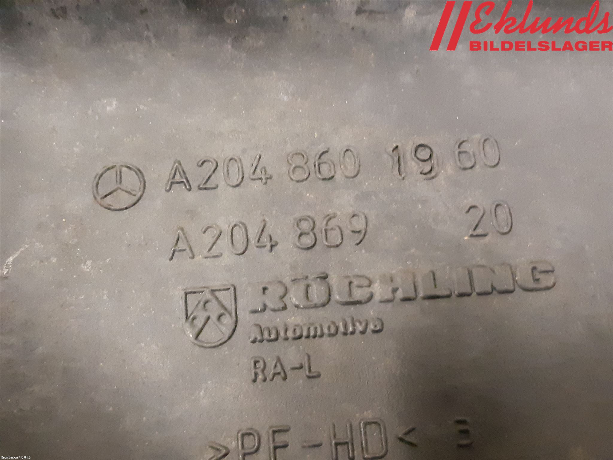 Mercedes-Benz MB C-KLASS (W204) 07-15 Spolartank Vindruta-Strål