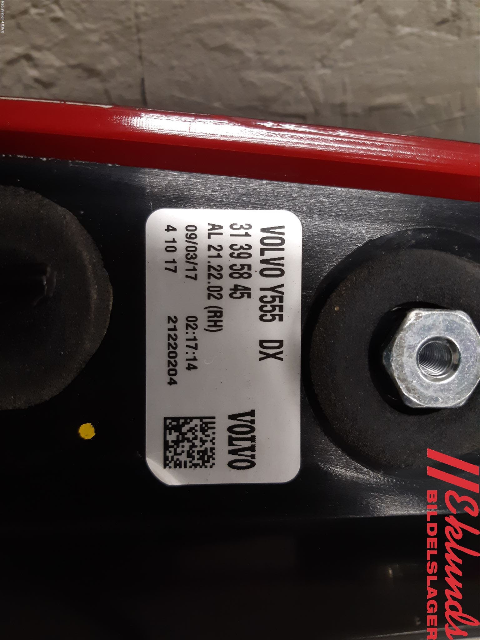 Volvo V40 12-19 Bakljus Höger