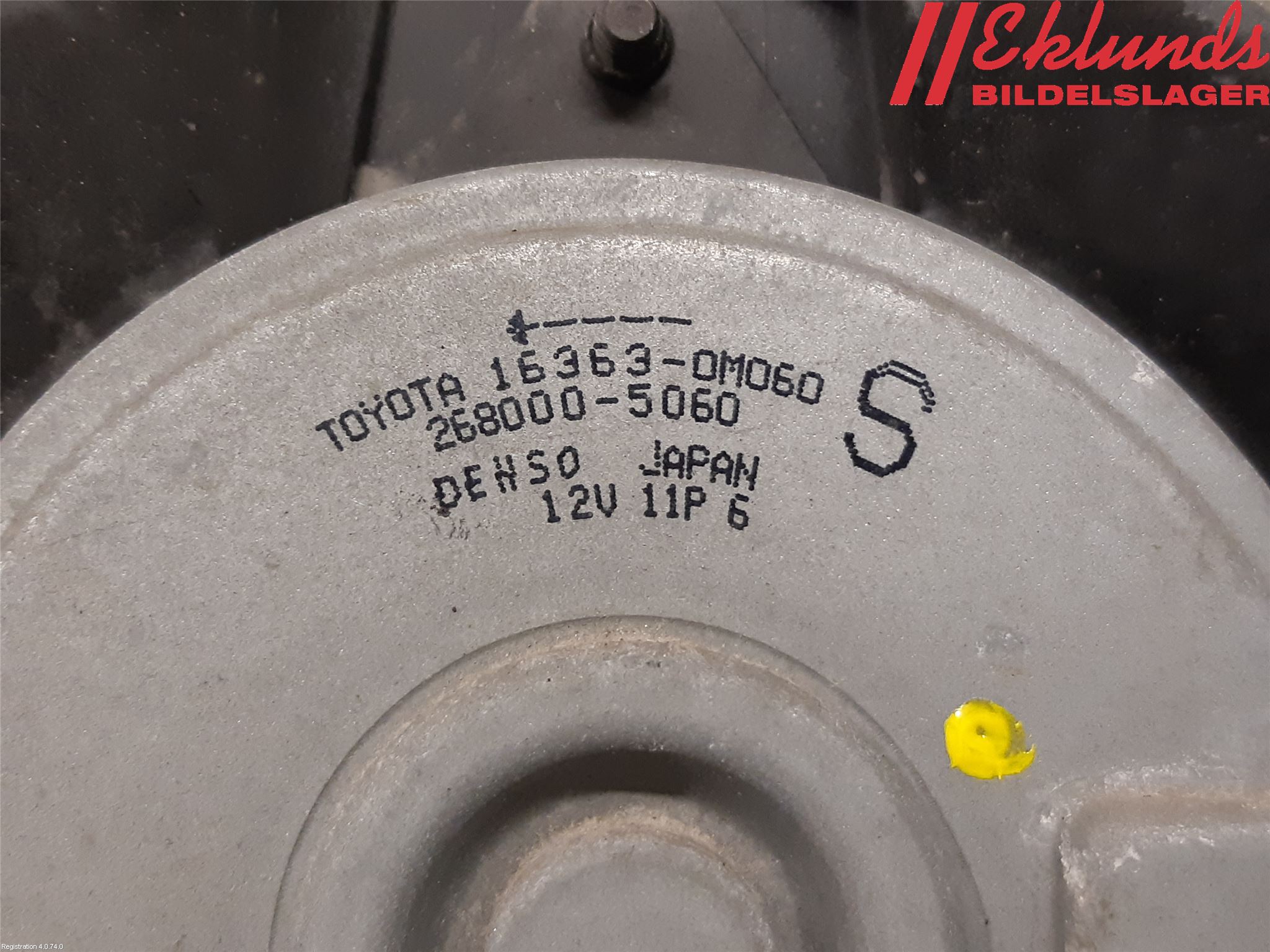 Toyota YARIS XP130 12-14 Kylfläkt El