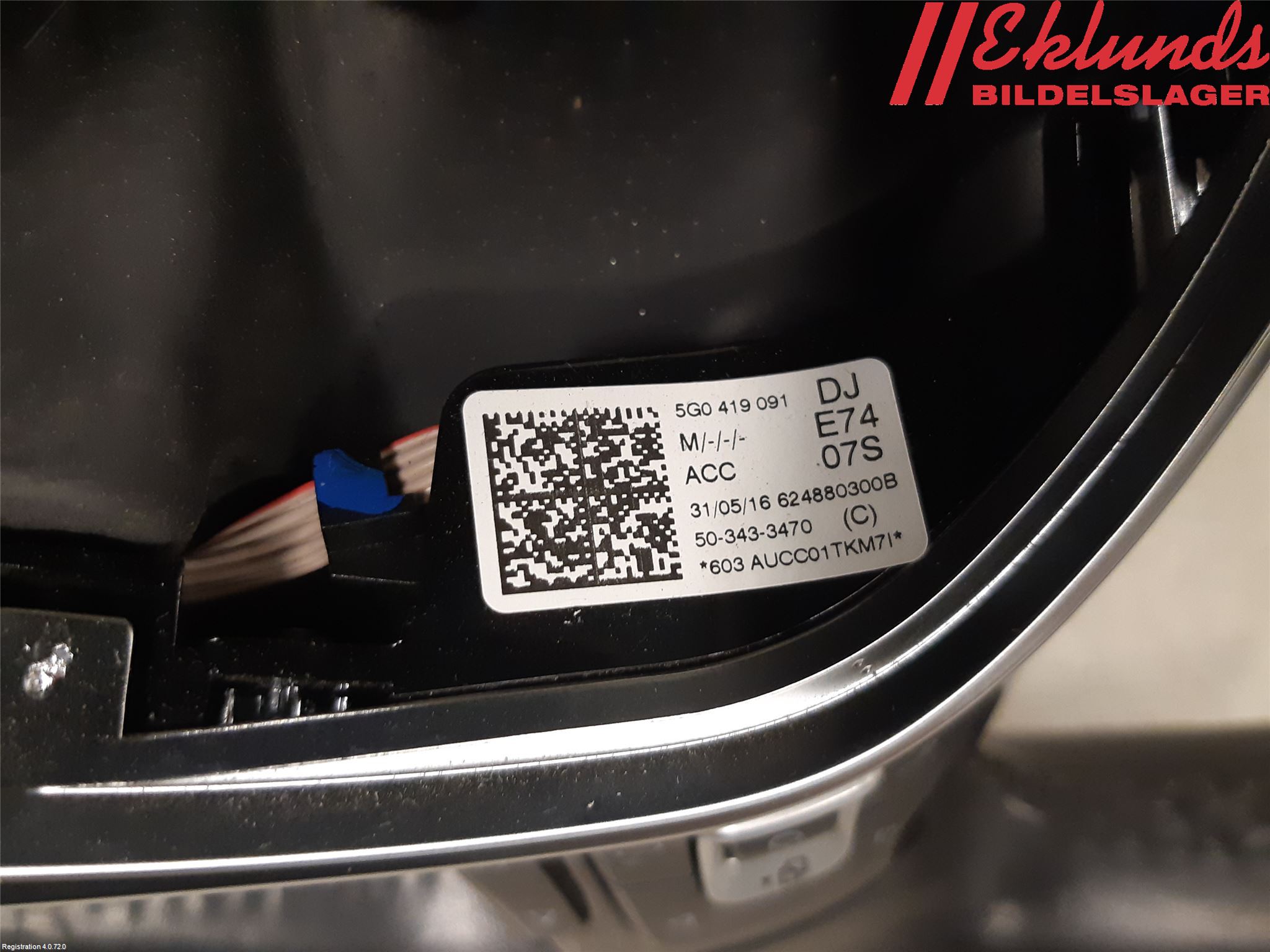 Volkswagen VW GOLF / E-GOLF VII 13-20 Ratt