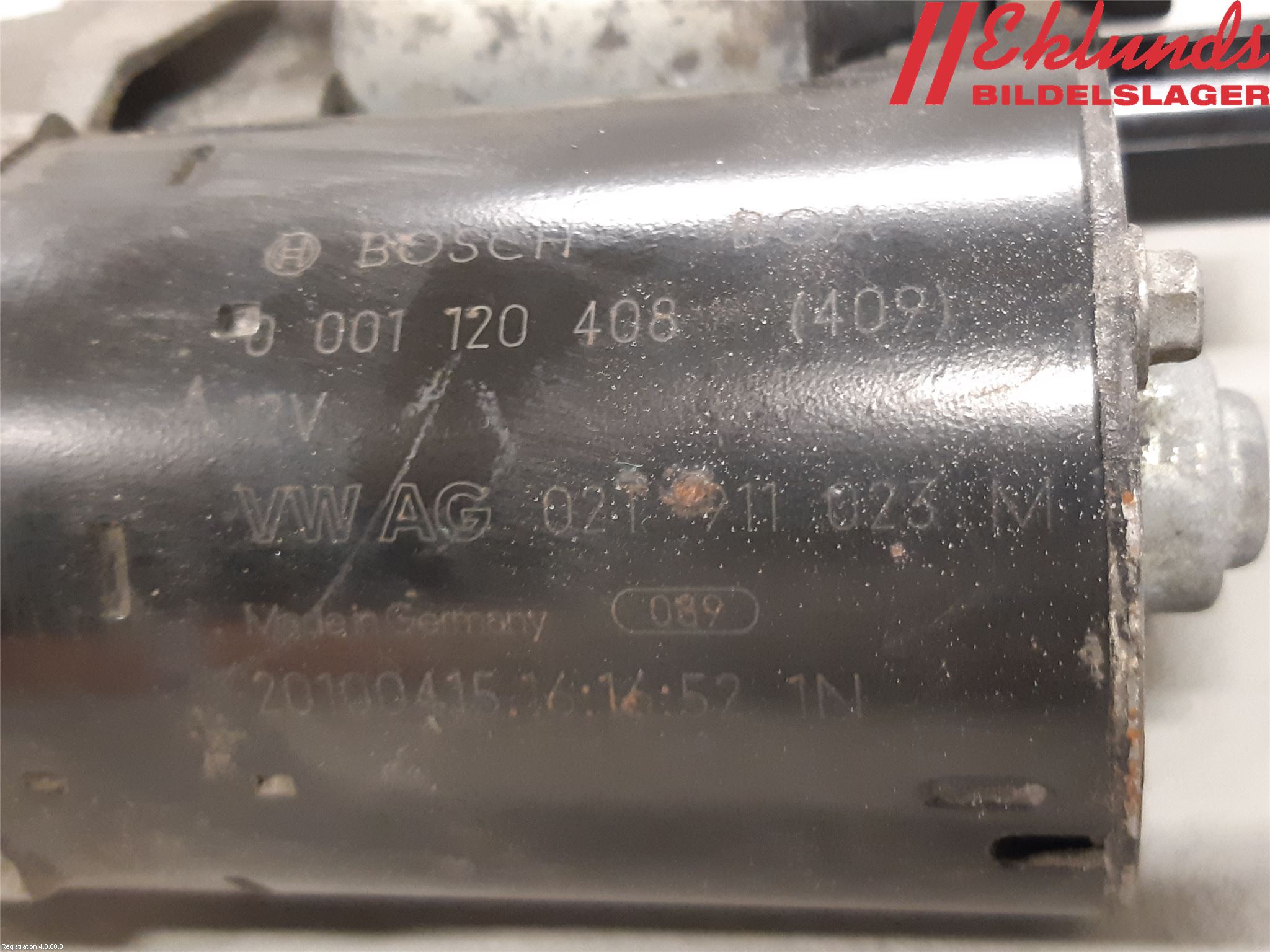 Volkswagen VW GOLF VI 09-13 Startmotor