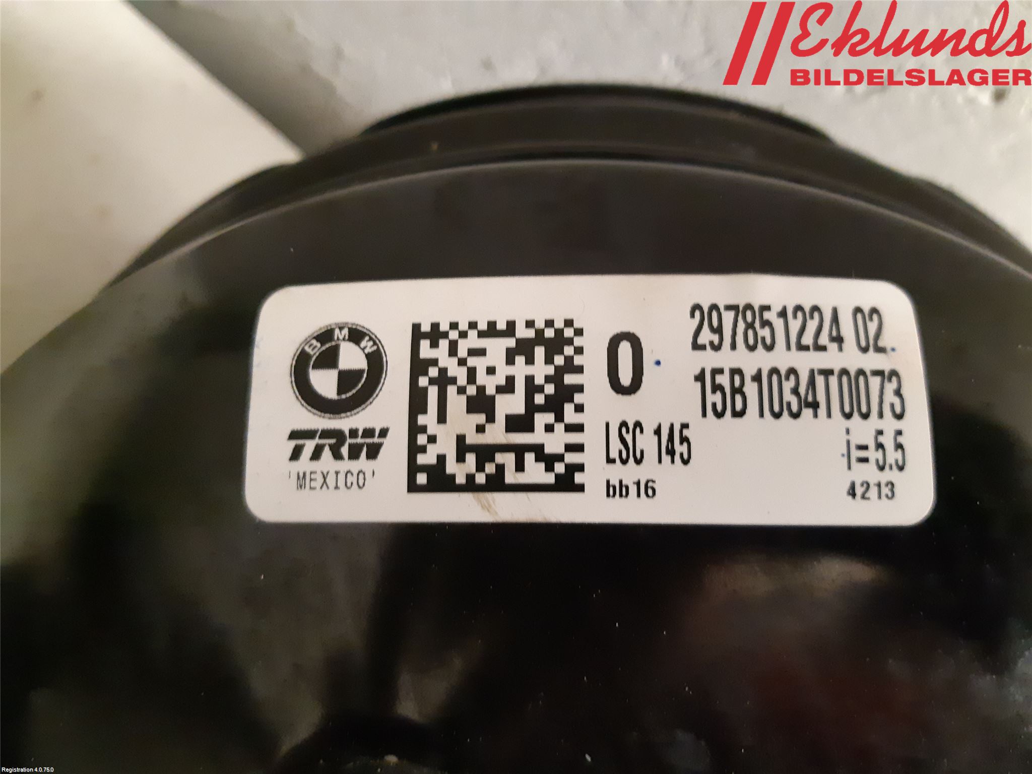 BMW X6 F16 14-19 Bromsservo