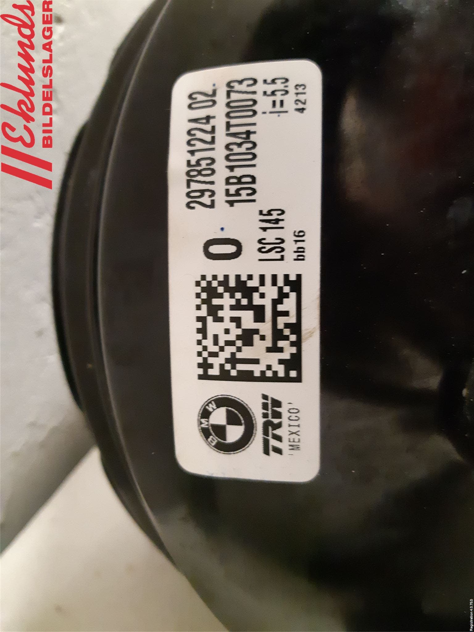 BMW X6 F16 14-19 Bromsservo