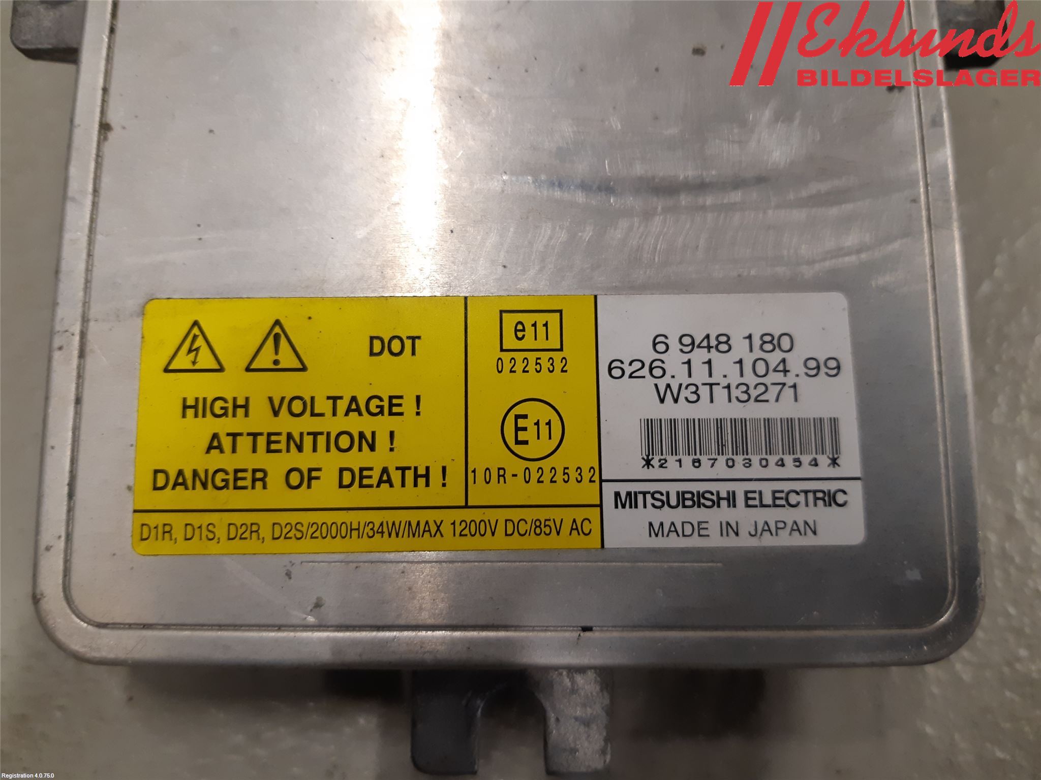 BMW 3 E90/91 SED/TOU 05-12 Styrenhet Strålkastare