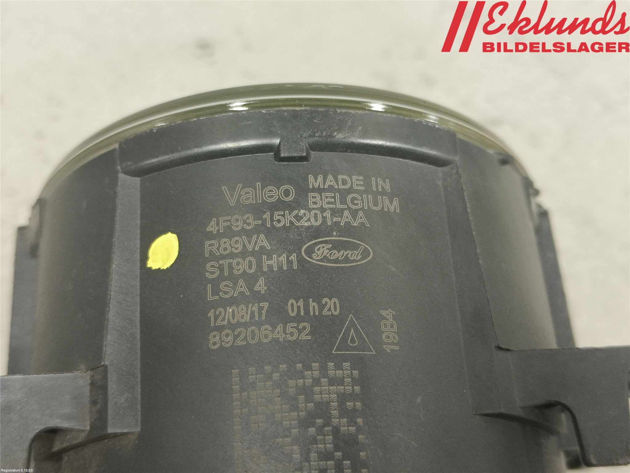 Ford RANGER EU 12-23 Dimljus-Varselljus Fram