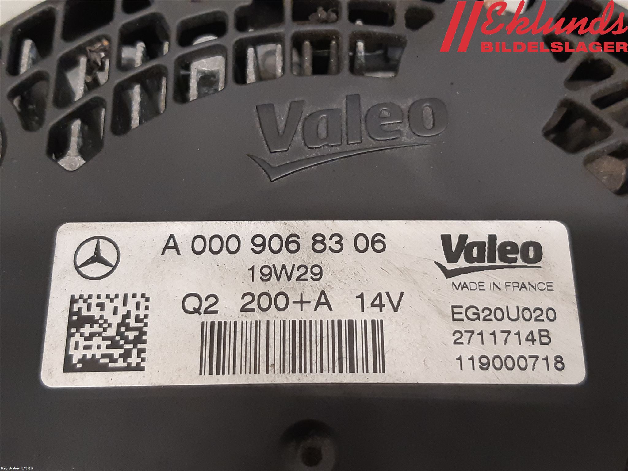 Mercedes-Benz MB CLA-KLASS (C118/X118) 19- Generator