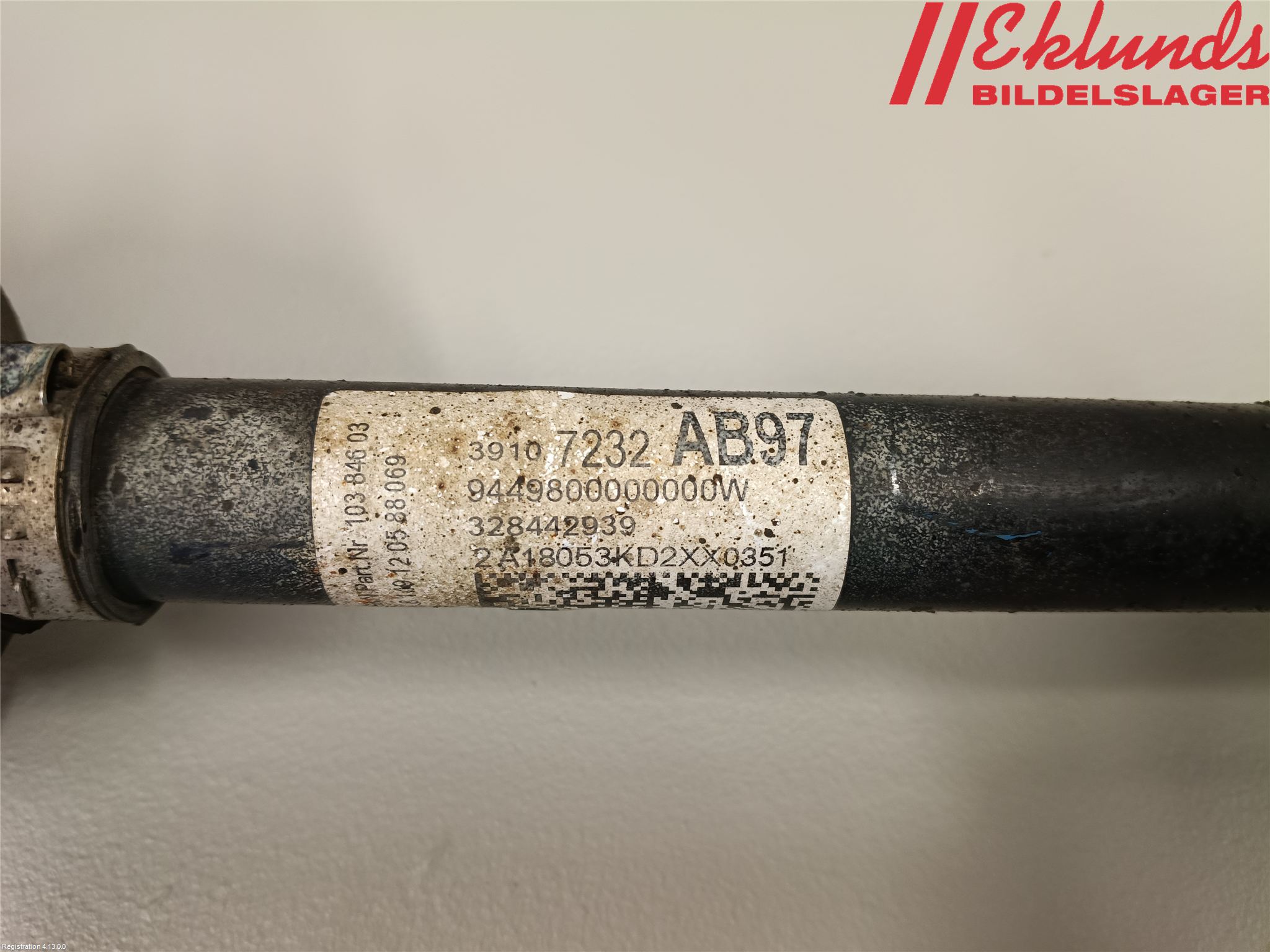 Opel ASTRA K 16-22 Drivaxel Fram Höger