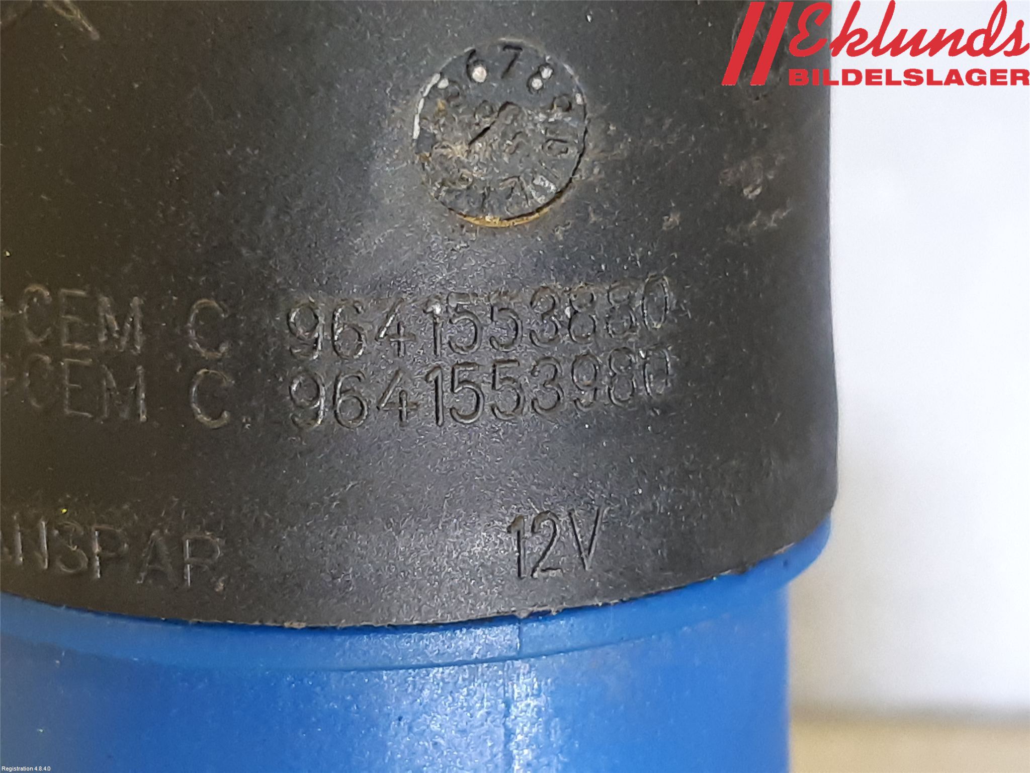 Renault CLIO IV 12-16 Spolarpump Vindruta